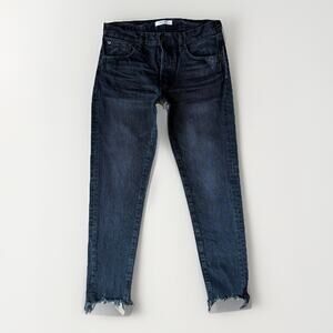 Moussy Vintage Jeans Women's 27 Black Slim Denim Made in Japan Quiet Luxury